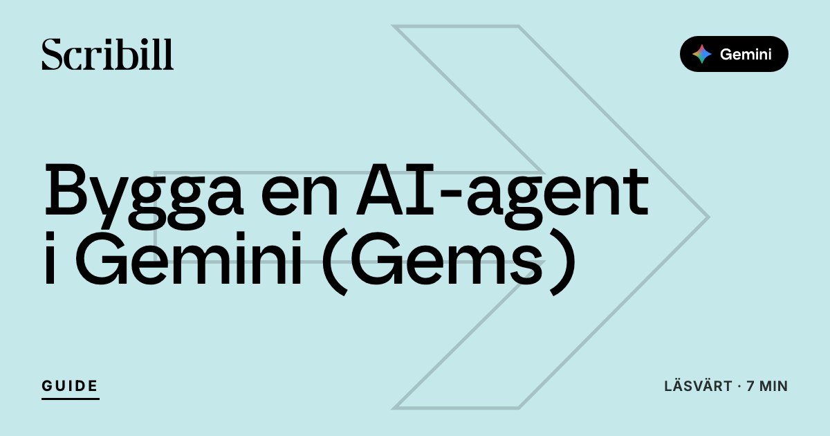 Bygga en AI agent i Gemini