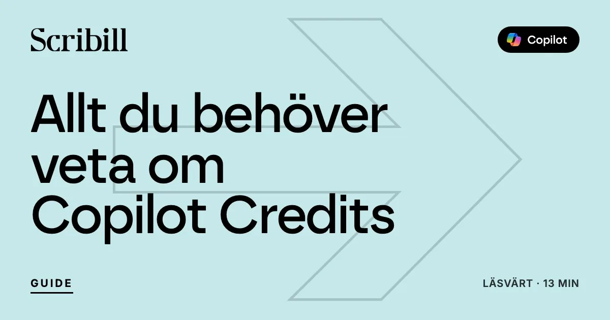 Allt du behöver veta om Copilot Credits