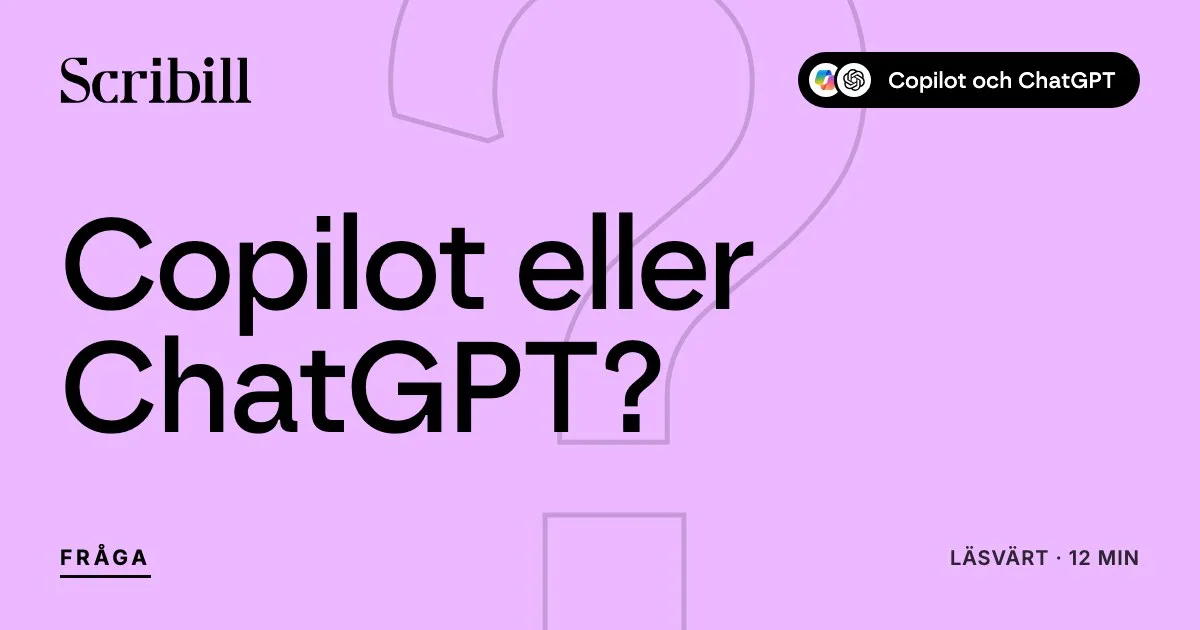 Copilot eller ChatGPT?