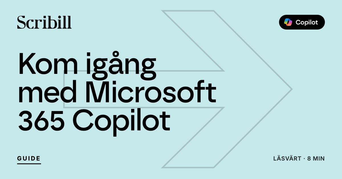 Kom igång med Microsoft 365 Copilot