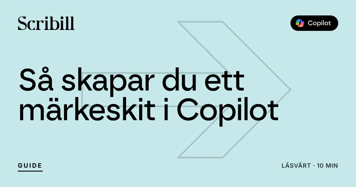 Så skapar du ett märkeskit i Copilot
