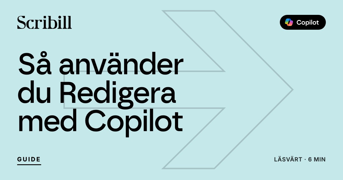Redigera med copilot