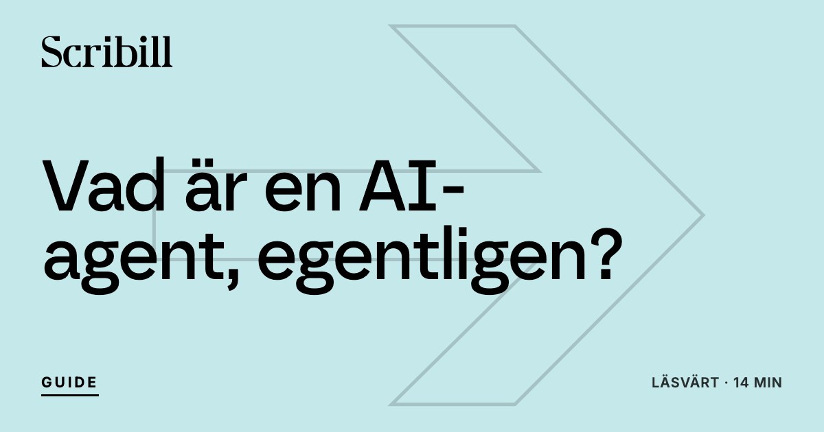 Vad är en AI agent egentligen